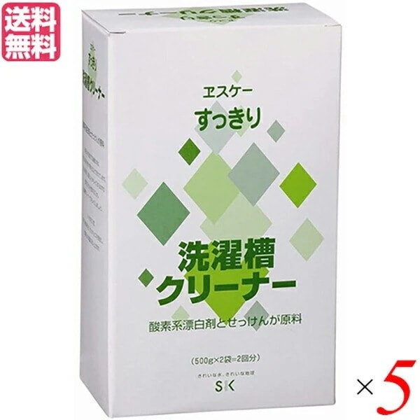 洗濯槽 洗たく槽クリーナー 洗濯槽洗剤 ヱスケー石鹸 すっきり 洗濯槽クリーナー 500g2