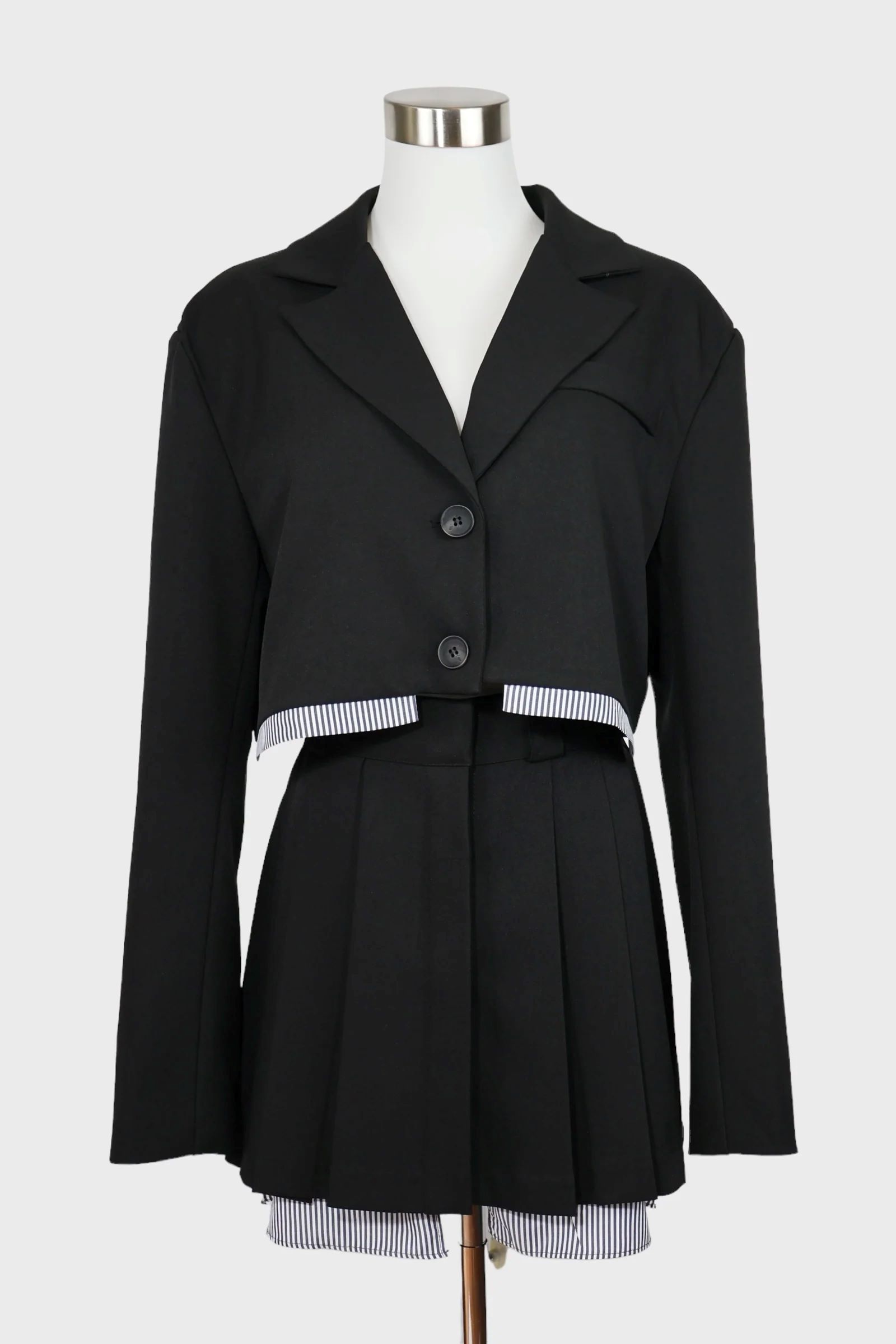 インナーストライプジャケット（ブラック）