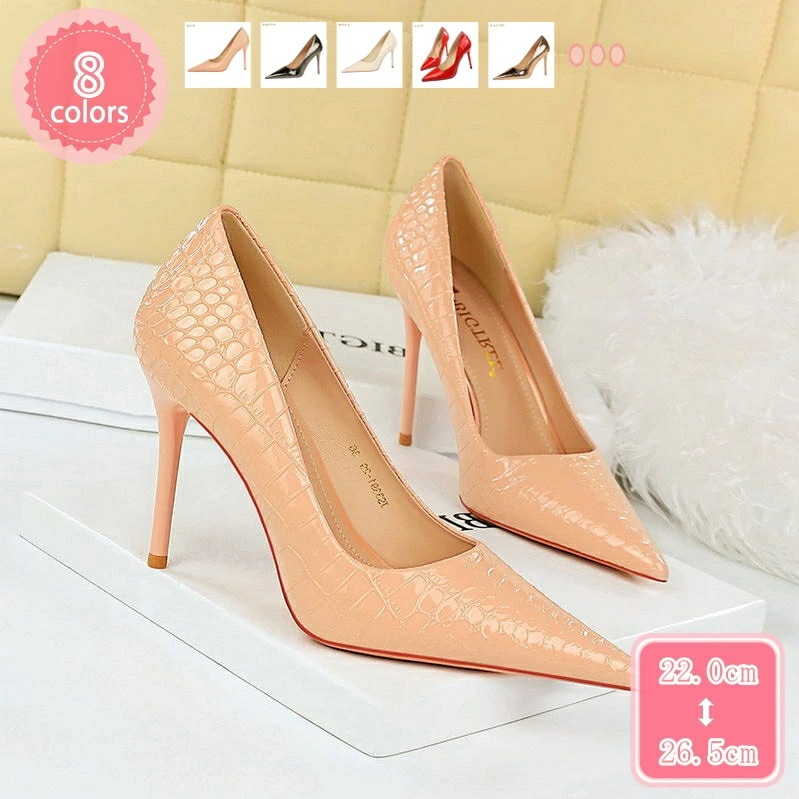 500円OFFクーポン パンプス 痛くない 脱げない ハイヒール 黒パンプス 結婚式 小さいサイズ パーティ 靴 レディース ポインテッドトゥ ヒール 9.5cm 9.5センチ ピンヒール 歩きやすい 6,945円