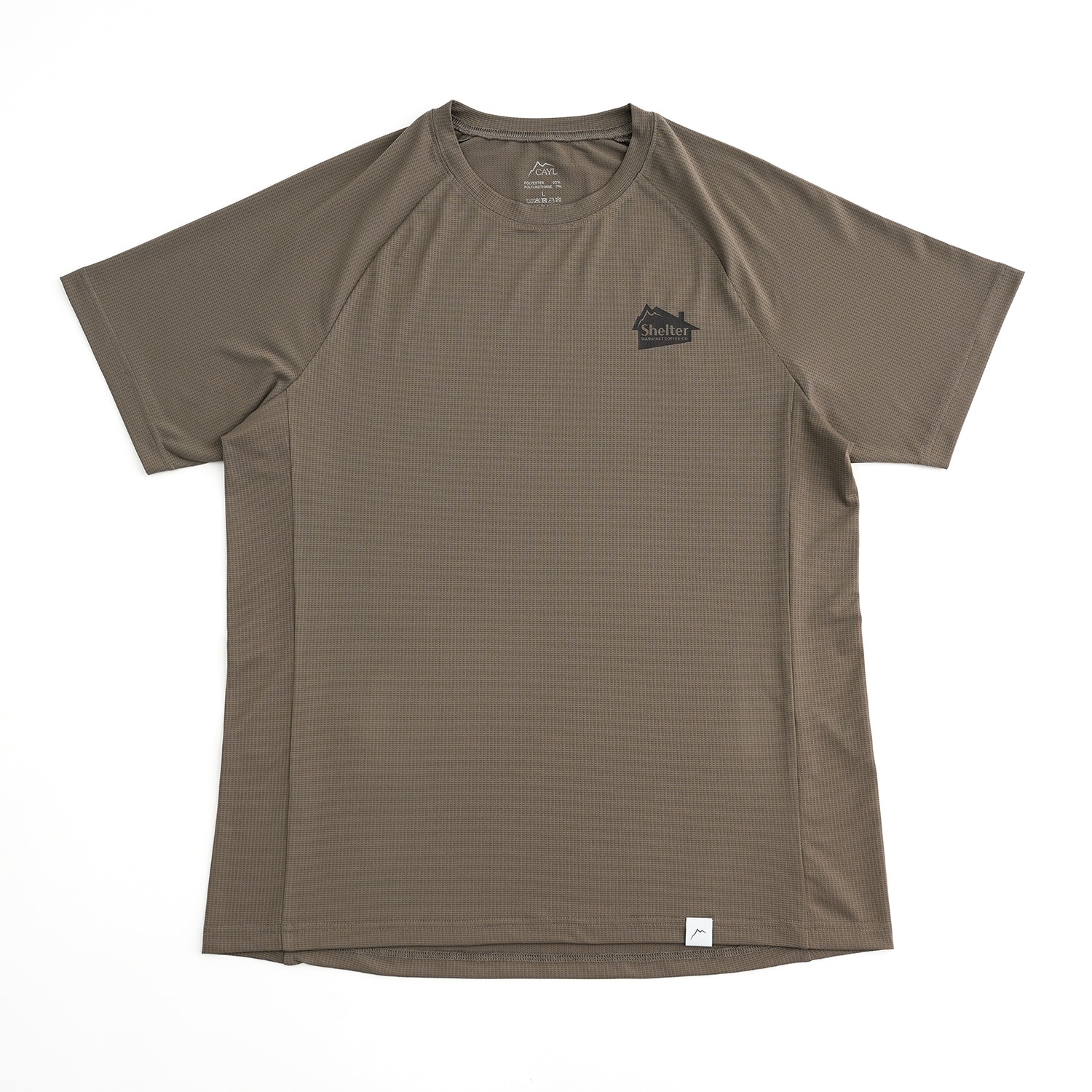 【CAYL】26SS CAYL X Manufact Shelter Short Sleeve : Red Bean