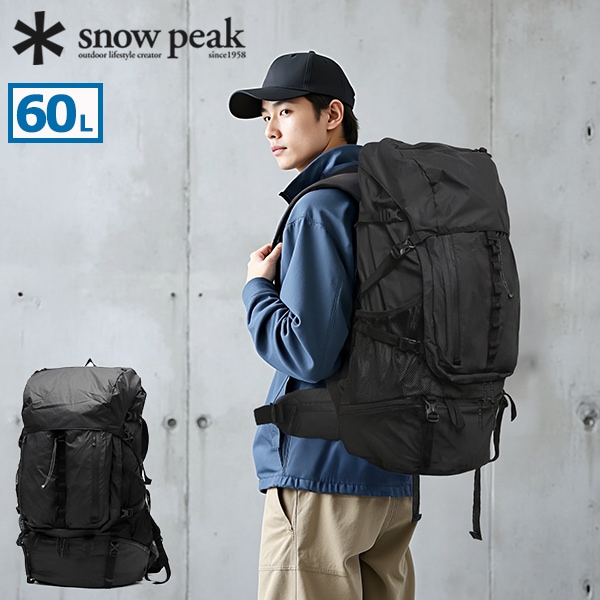 リュック メンズ レディース 大容量 大きい Lサイズ かぶせ 登山 キャンプ トレッキング 黒 A3 B4 A4 60L Active Field Backpack L AC-25SU410