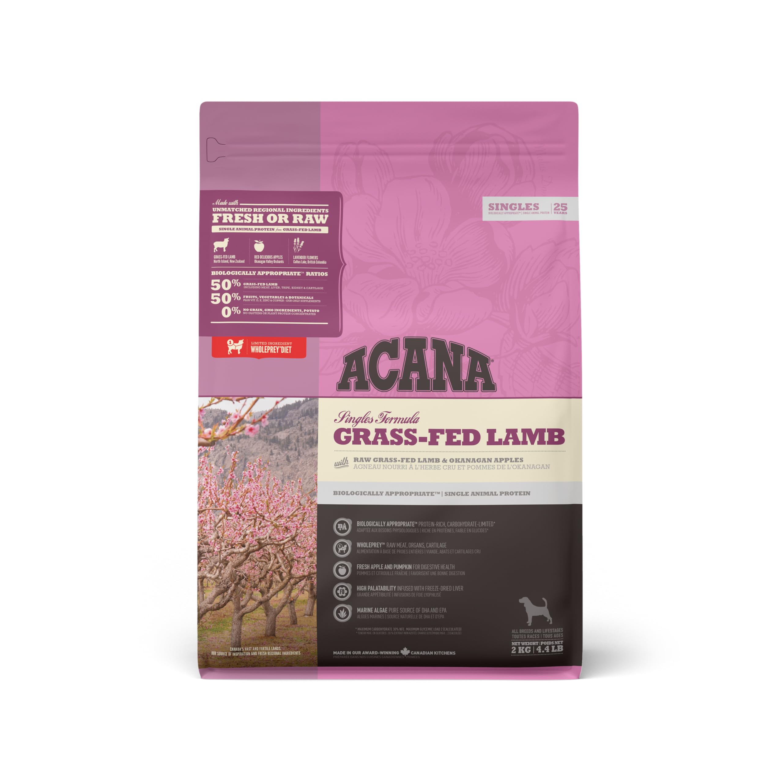 ACANA (アカナ) ドッグフード グラスフェッドラム [国内正規品] 6kg (x1)
