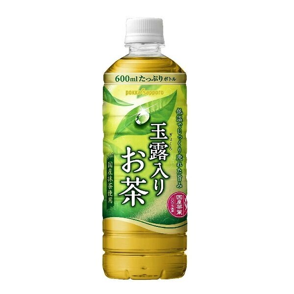 お茶 ポッカサッポロ 玉露入りお茶 600ml2ケース48本(048)『POK』