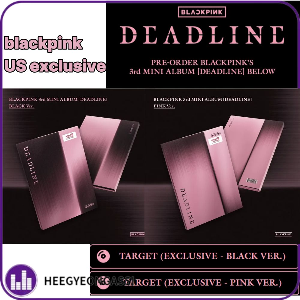 [アメリカ盤] Blackpink - Blackpink 3rd Mini Album Deadline Pink Version Target Exclusive, CD