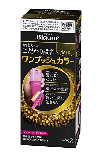 他サイト： 花王　Blaune(ブローネ) ワンプッシュカラー 4A アッシュB 1剤40g+2剤40gの商品画像