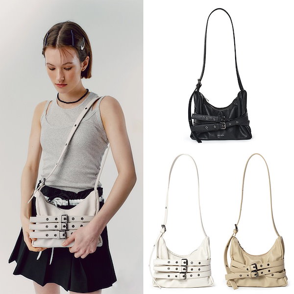 ☆韓国の人気☆【SAMO ONDOH】☆TRIO BELT MUG BA.G L☆ trio belt mug bag M goat chocolate