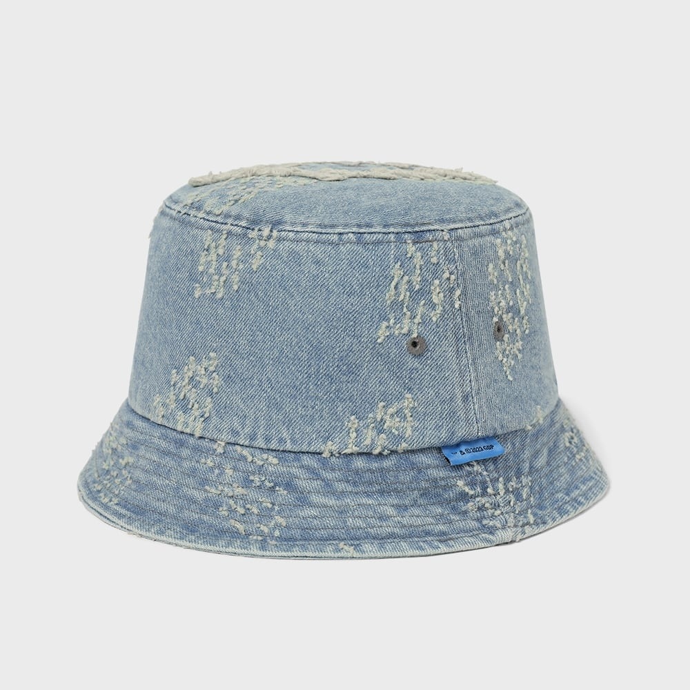 This is Never That GD ライトニングデニムバケットハットブルーペイント