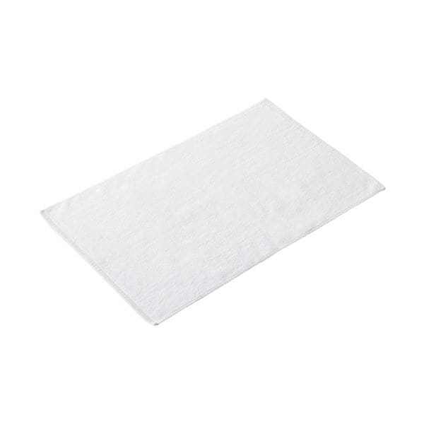 （まとめ） オーミケンシ バスマット大判4570cm ホワイト 1枚 10セット