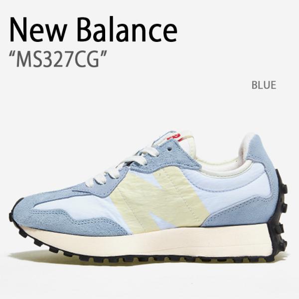 MS327CG スニーカー 327シリーズ シューズ ブルー ビッグN スエードアッパー スウェードアッパー メンズ レディース 男性用 女性用