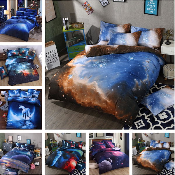 Qoo10] 布団カバー セット 宇宙空間 宇宙戦争