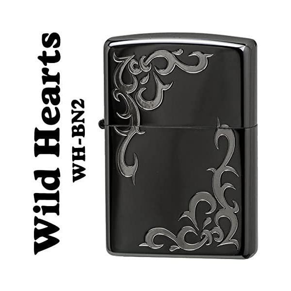 オイル ライター WH-BN2 ワイルドハート トライバル柄　ブラックニッケル