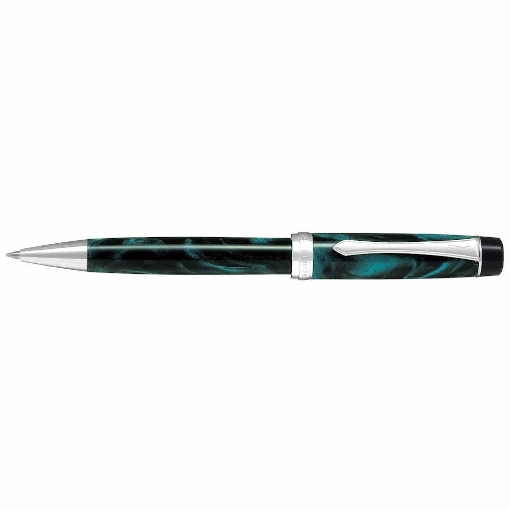 カスタムヘリテイジSE 油性ボールペン マーブルグリーン BKVH-15SR-MAG【金運招き猫シール1枚付】筆記用具 文房具 高級 ギフト 正規品