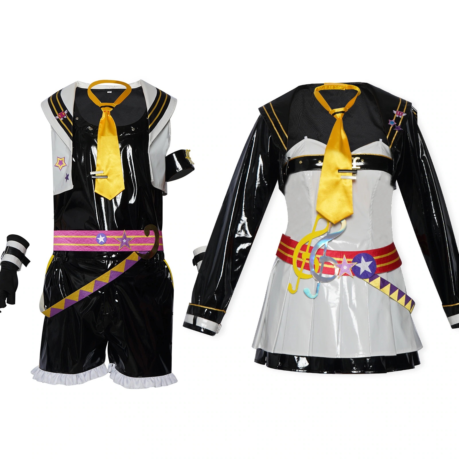 【迅速な出荷】ニャース連動鏡音双子鈴連服ニャース走連動鏡音鈴フルセットコスプレ衣装