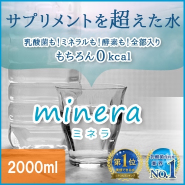 ミネラ minera 2L 天然ミネラル濃縮液 乳酸菌 酵素 ミネラルウォーター 25,920円