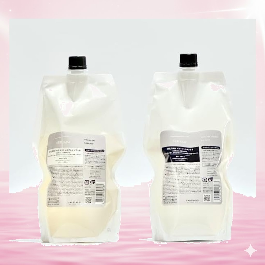 ルベル 【セット品】シーソー (バランス) ヘア＆スキャルプシャンプー800ml× ヘアトリートメント800ml