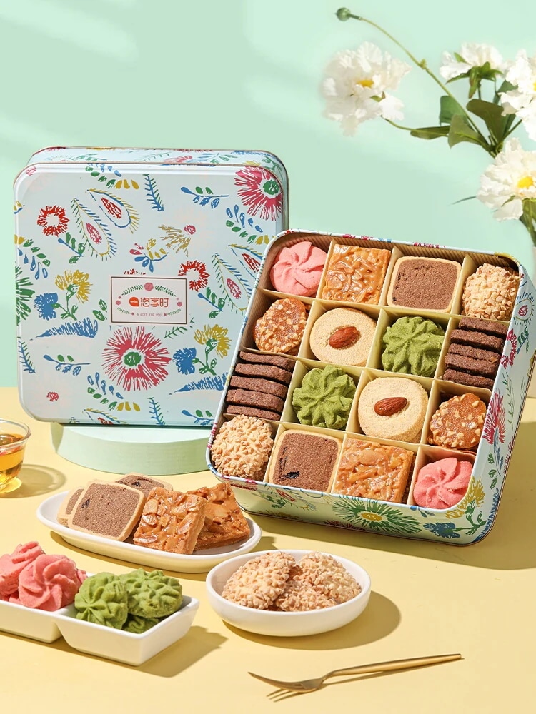 Youxiangshi バター抹茶クッキー ギフトボックス 彼女の誕生日 お土産 ギフト デザート スナック アフタヌーンティー