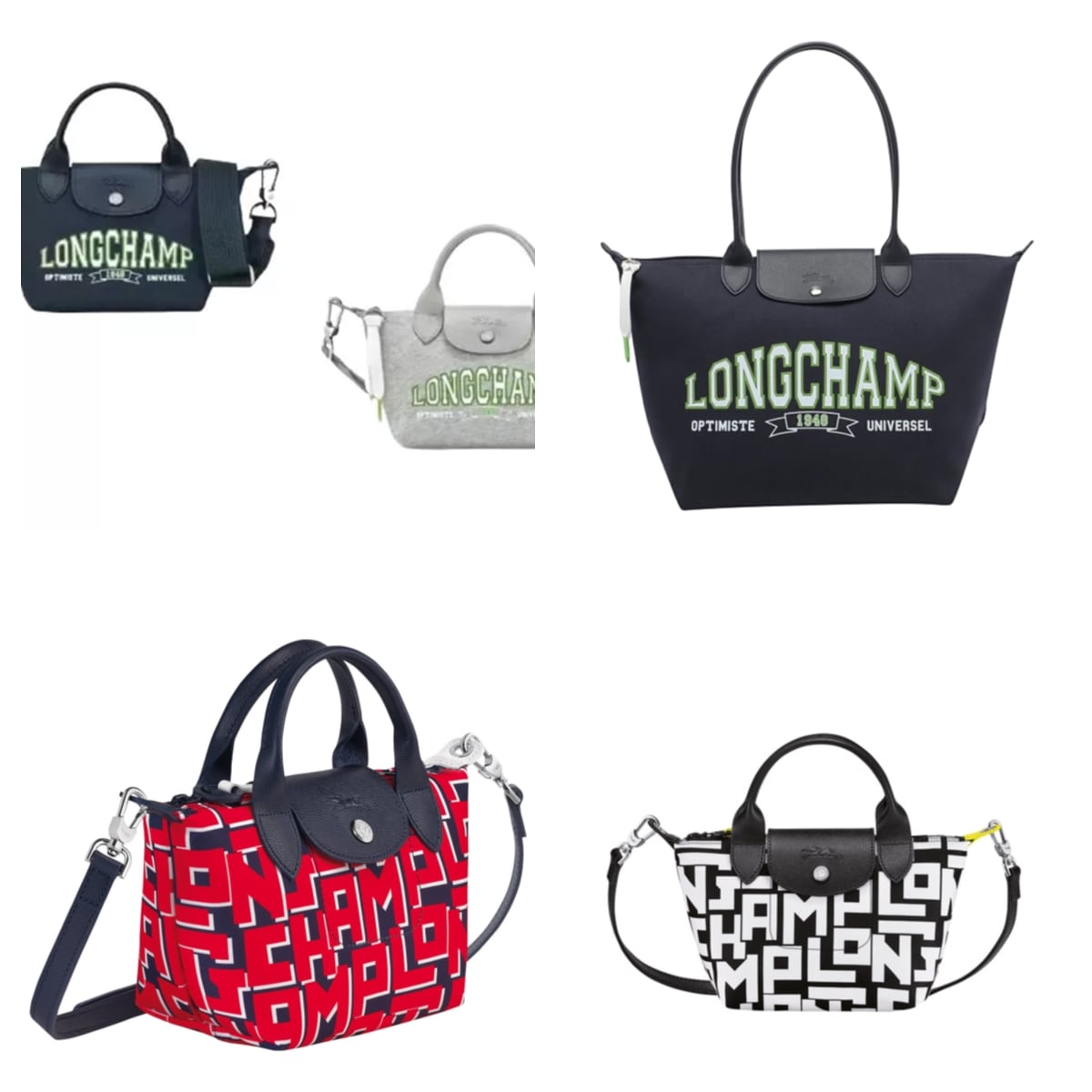 Longchamp L1500HEA ハンドバッグ XS Le Pliage コレクション NWT Longchamp Le Pliage LGP XS Canvas Top-handle