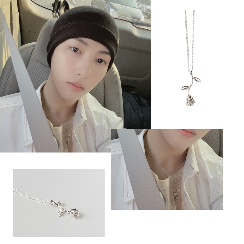 HEYHORANG[HEY] NCT DREAM RENJUN着用 Rose Me necklace 人気商品