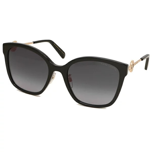 サングラス グローバルフィット ブラック ゴールド レディース MARC JACOBS 690GS 807