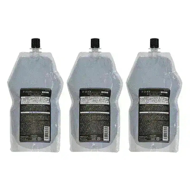 R-21 シャンプー EX 700ml 詰替用×3個セットエイジングケア ツヤ髪 しなやか うるおい エコ 詰替 美髪 艶髪 保湿