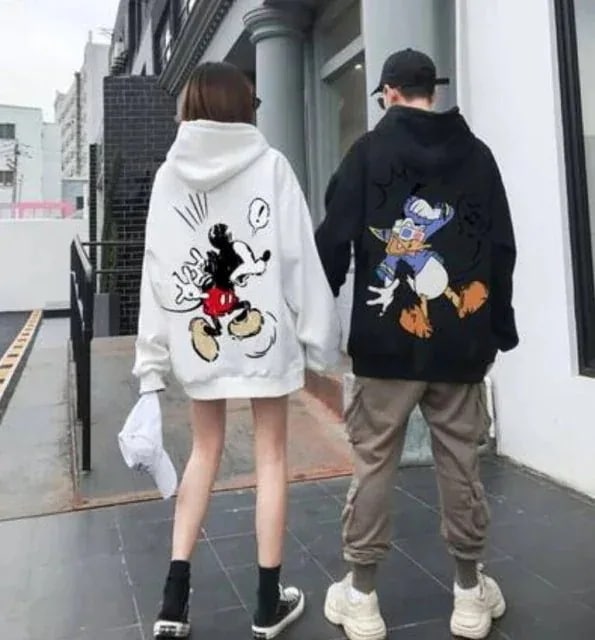 【1 つ購入すると 1 つ無料】ミッキー パーカー ペアルック トレーナー スウェット ディズニー ドナルド パーカー 厚手 裏起毛/裏起毛なし トレーナー メンズ スウェット結婚記念日 誕生日