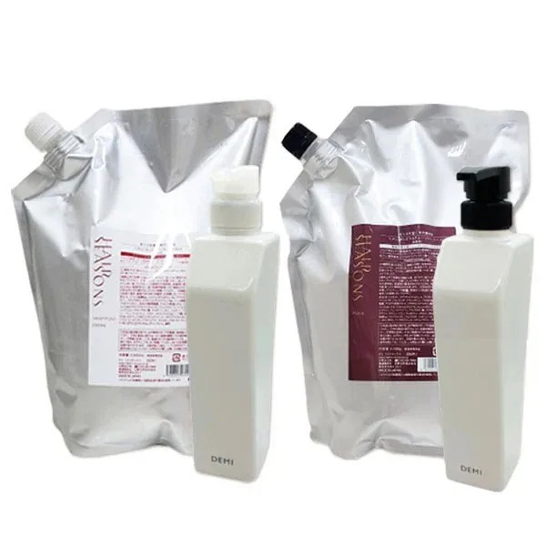 シャンプー エクストラ 2000mL + トリートメント マスク 2000g 詰め替え + 専用ケース