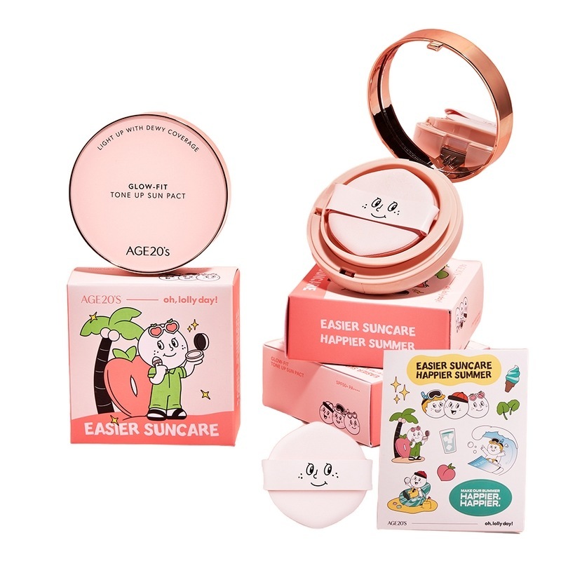 エイジ・トゥウェニス オロリデー エディション グローフィット トンアップ サンファクト 本品 12.5g (SPF50+ PA++++)