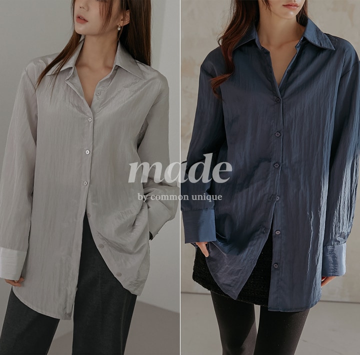 [common unique] MADE シャイニングルーズシャツ