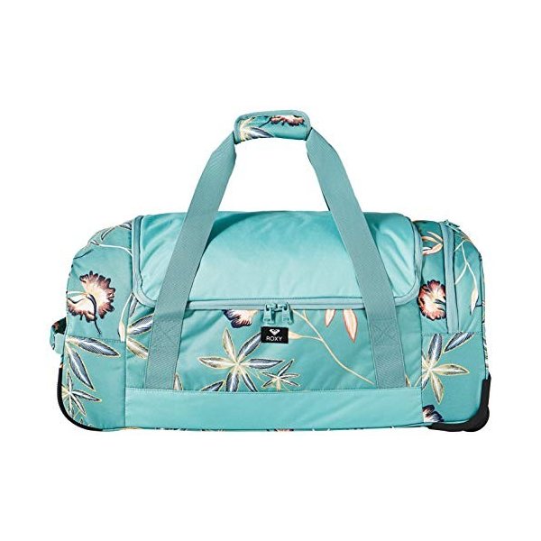 Roxy Junior s Distance Across Wheelie Duffle Bag， trellis bird flower， One Size 並行輸入品