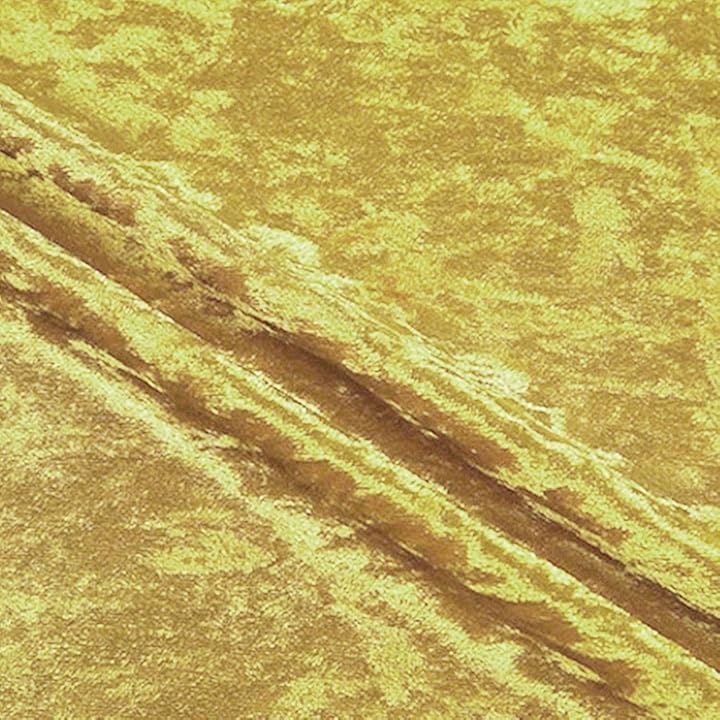 ダイヤモンド クラッシュ ベロア 生地 裁断済み(ゴールド, 約3mx1.5m)