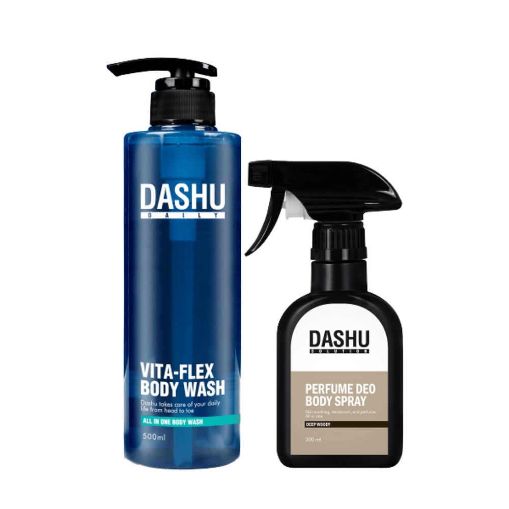 デイリー オールインワン ボディウォッシュ 500ml + ボディスプレー 200ml ディープウッディの香り