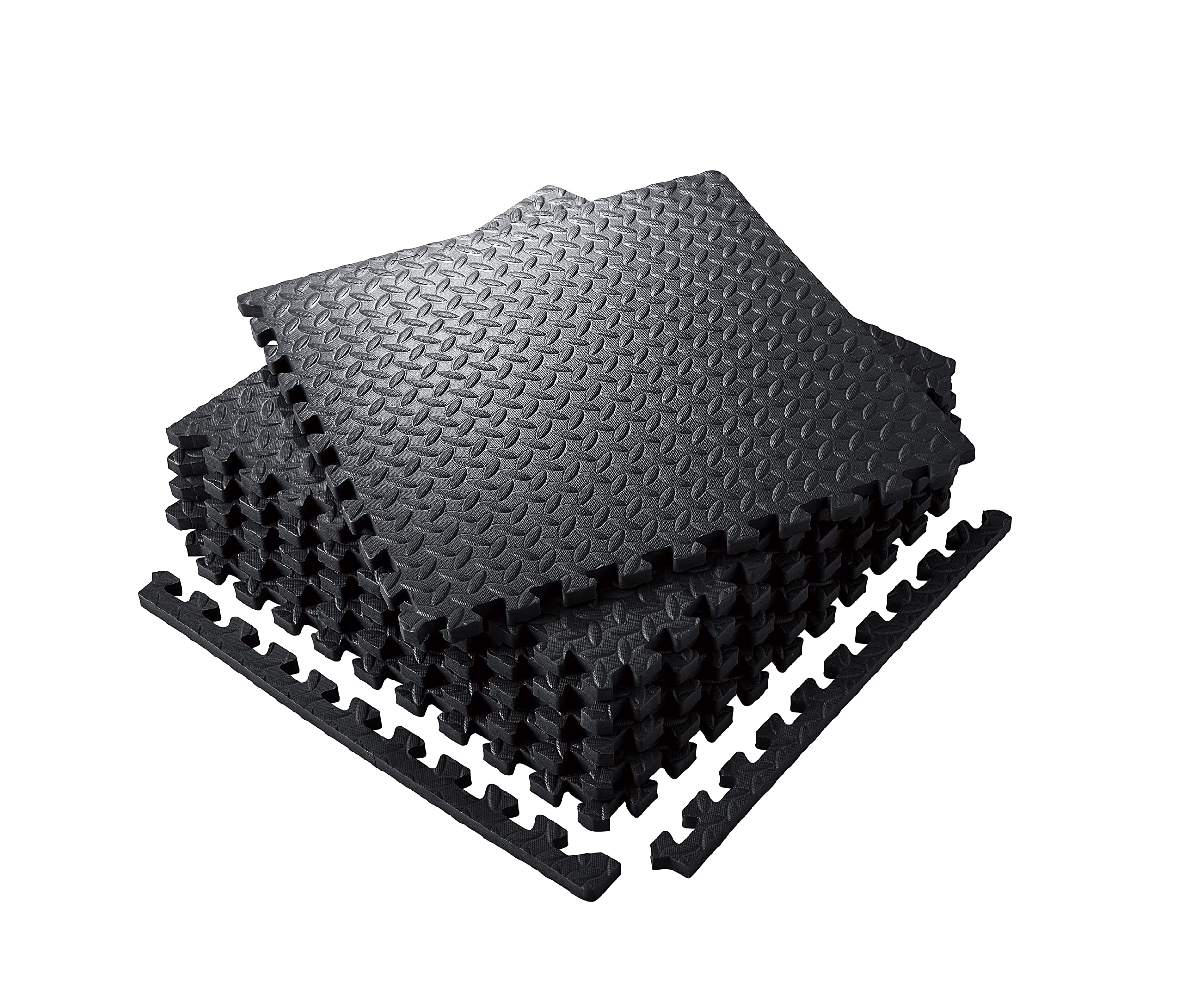 Qoo10最安値挑戦 【BLKP】 パール金属(PEARL METAL) ジョイント式 ジムマット ジョイント マット 60タイプ 60 × 60 × 2cm 厚さ2.0cm 6枚セット プレミアム