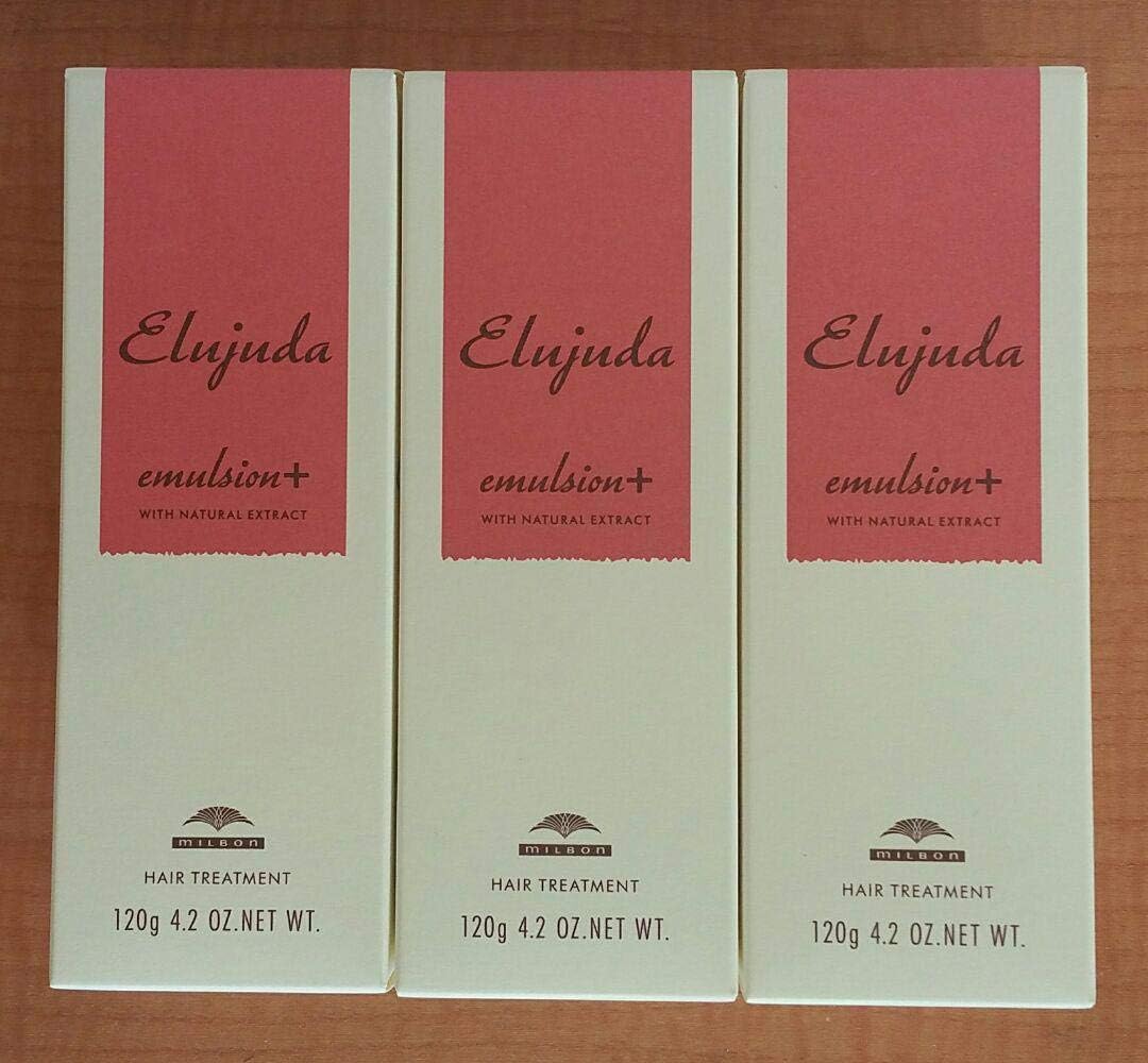 ミルボン ディーセス エルジューダ エマルジョン+ 120g ×3本セット洗い流さないトリートメントスタイリング 保湿 ダメージケアサロン専売品