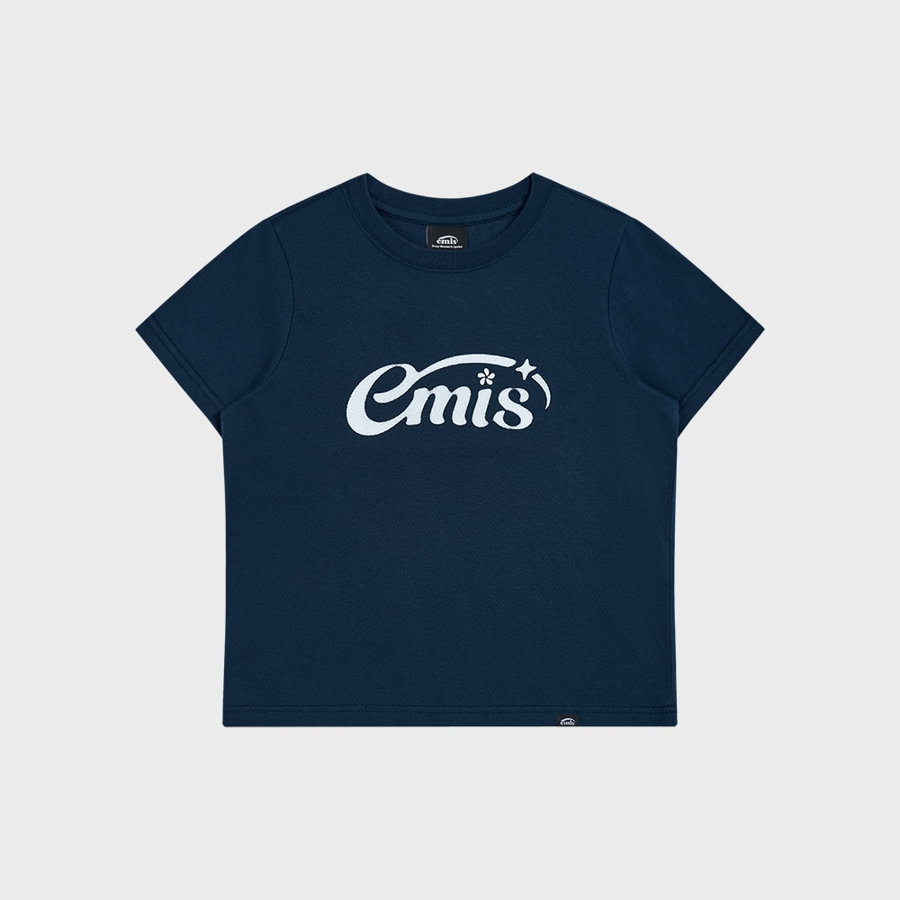 【W】HALO ロゴ Tシャツ ネイビー