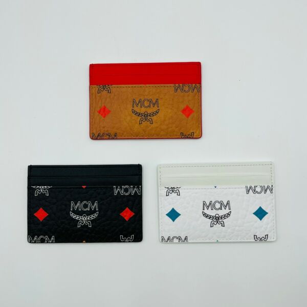 その他 財布・ポーチ MCM$175 Spectrum Diamond Rainbow Logo Visetos Card Holder MYAAASV02