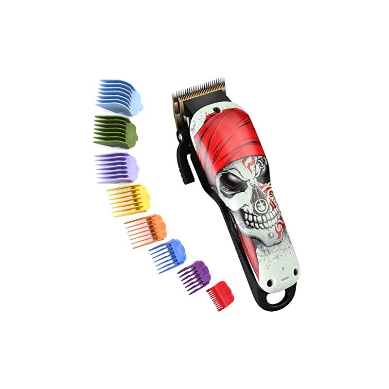 COSYONALL 電動バリカン ヘアカッター ヒゲトリマー 充電式 ヘアクリッパー Y4 防水バリカン コードレス 長さ0.8-13mm調整 低騒音 ショートヘア 散髪用セット クリスマスプレゼント