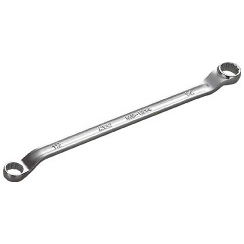 京都機械工具　45度×6度ロングめがねレンチ30×32mm　M53032