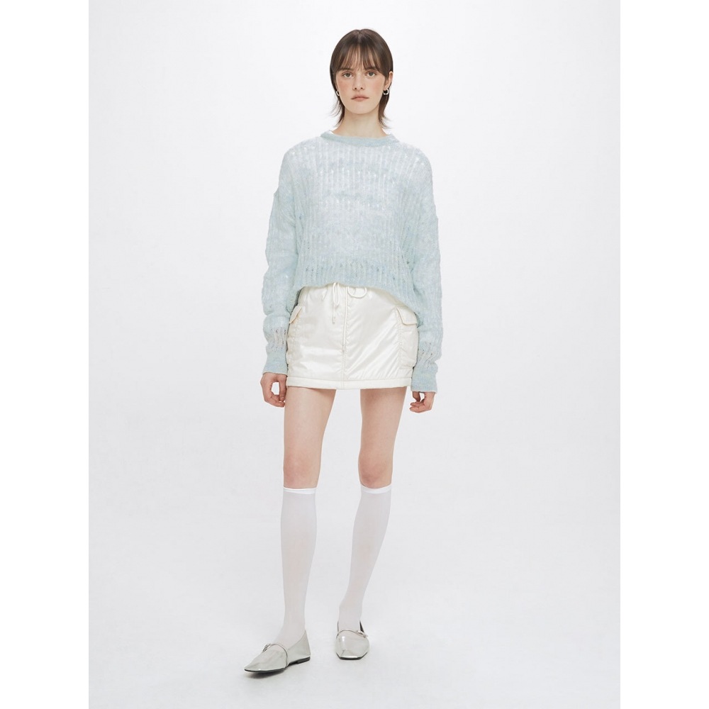 レイブセットアップパディングスカートインアイボリー VP3WS331 03