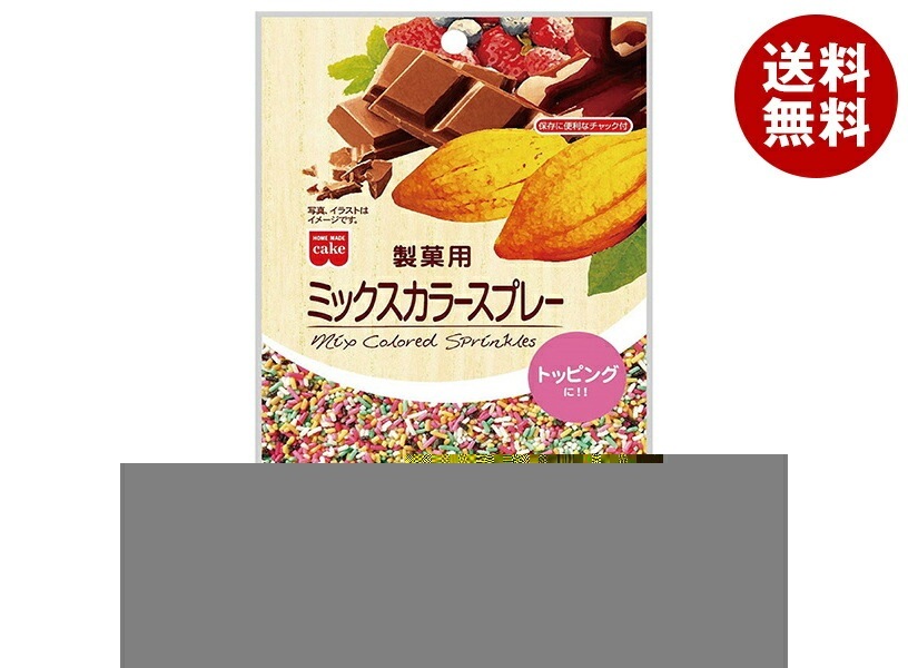 共立食品 製菓用 ミックスカラースプレー 120g×6袋入×(2ケース)