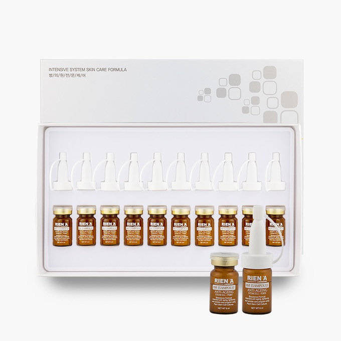 RienA BSF 15 Ampoule (6ml x 10EA) Peptide 高濃縮植物性幹細胞培養液/白玉注射/ サーモン注射