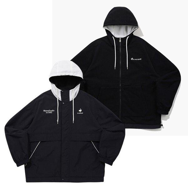 デュースフードリバーシブルジャケットQQ123LJK19-BLK0