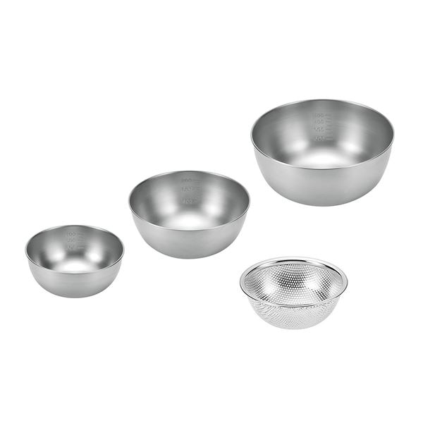 燕人の匠 ボウル4点セット（ボウル21cm＆18cm＆15cm＆パンチングボウル15cm） ETF-800