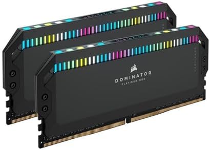 CORSAIR DDR5-5200MHz デスクトップPC用 メモリ DOMINATOR PLATINUM RGB DDR5 32GB [16GB×2枚](PC5-41600) ブラック CMT...