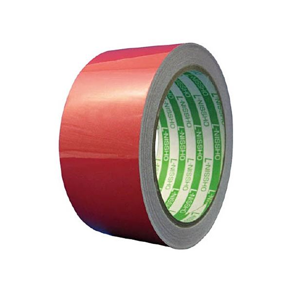 (まとめ) ニットウ エル日昌 再帰反射テープ 45mm×10m 赤 HT-45R 1巻 (×3セット)接着・補修用品