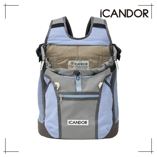 JIGE ABバック Fail Blue 前抱きリュック おしゃれ 犬グッズ お散歩