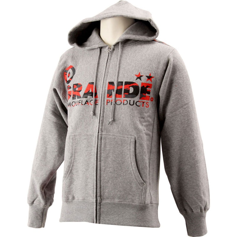 GRANDE.F.P(グランデエフピー) CAMO プロトタイプ スウェット ジップパーカー フットサル スウエットジャケット (gfp10166-1535)