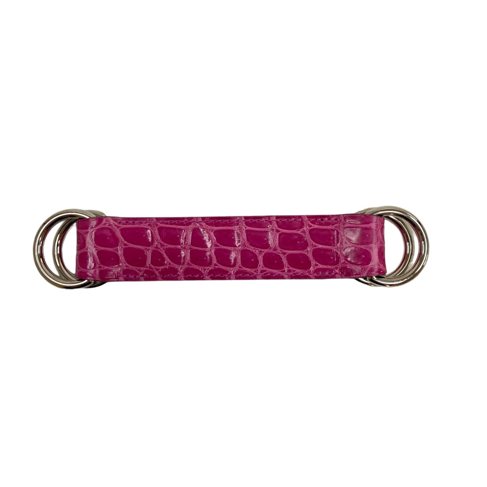 【中古】美品 エルメス HERMES レディース クロコダイル スカーフベルト O刻印