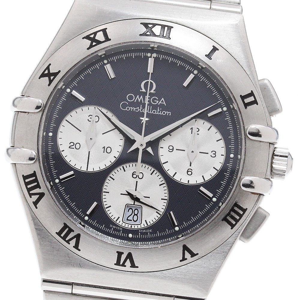 オメガ OMEGA 1542.40 コンステレーション クロノグラフ デイト クォーツ メンズ _868479【中古】