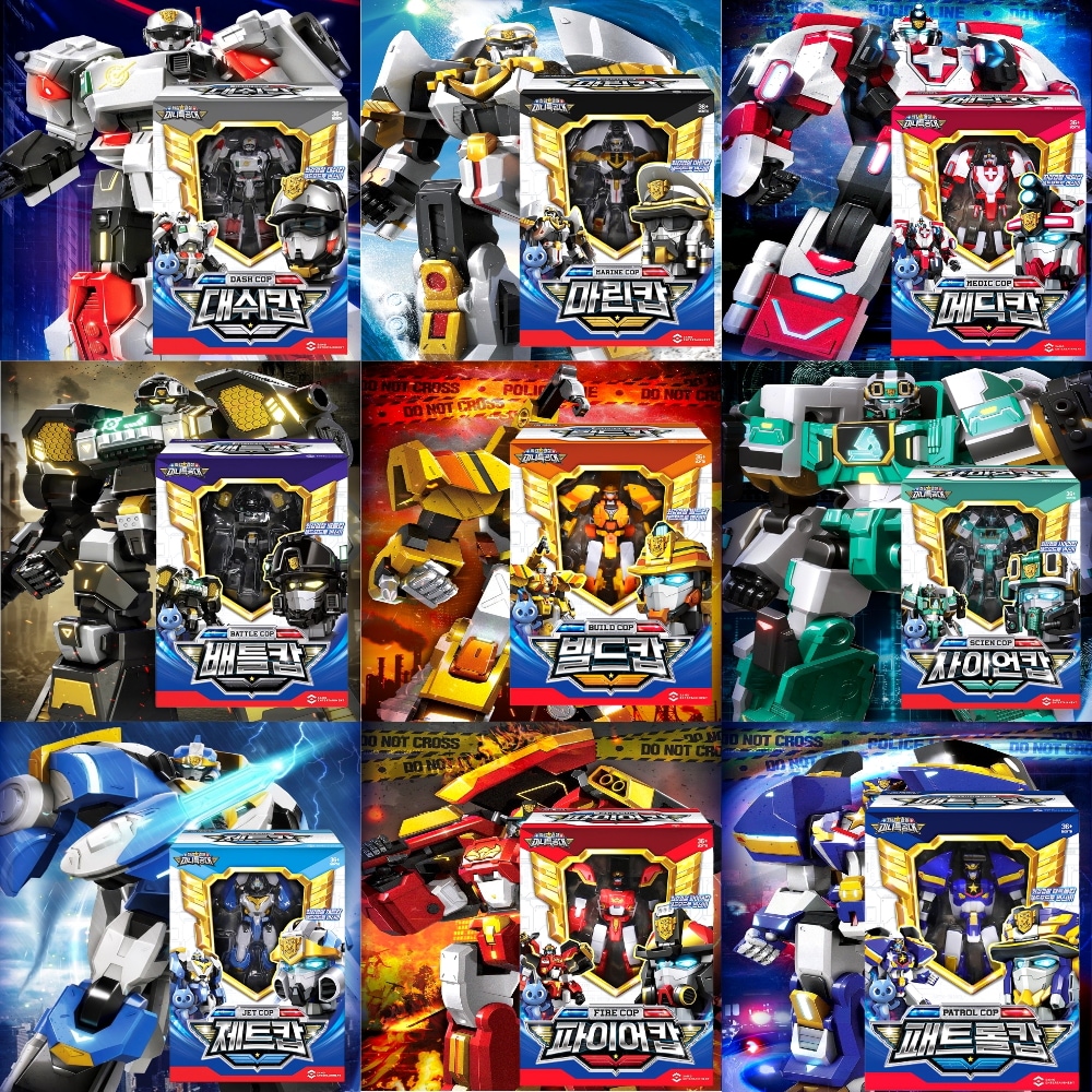 [NEW]ミニ特攻隊9種を選択/ロボット/変身ロボット/アクションフィギュア/誕生日プレゼント/男性/アニメーション/韓国