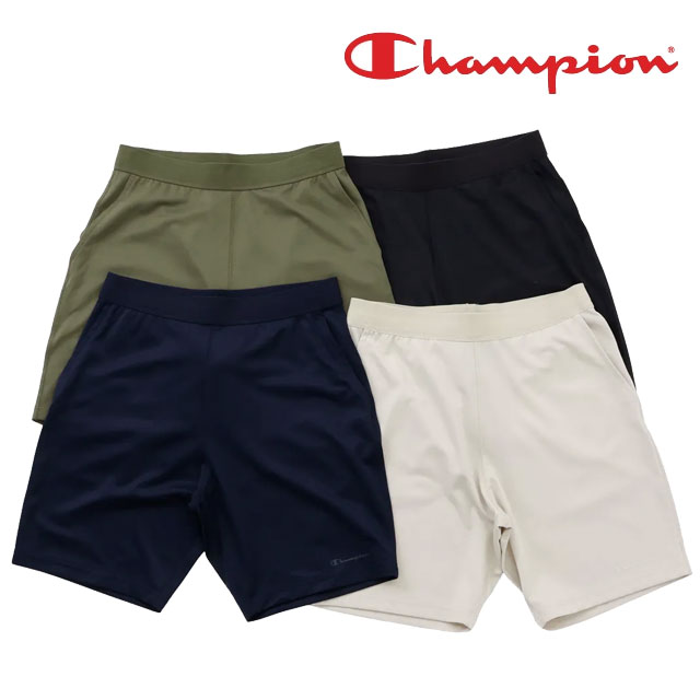 チャンピオン メンズ ボトムス リカバリーウェア ショーツ 血行促進 疲労軽減 吸汗速乾 抗菌防臭 ショートパンツ ズボン レディース アパレル ハーフパンツ C3-CS590 ブラック 黒 ネイビー